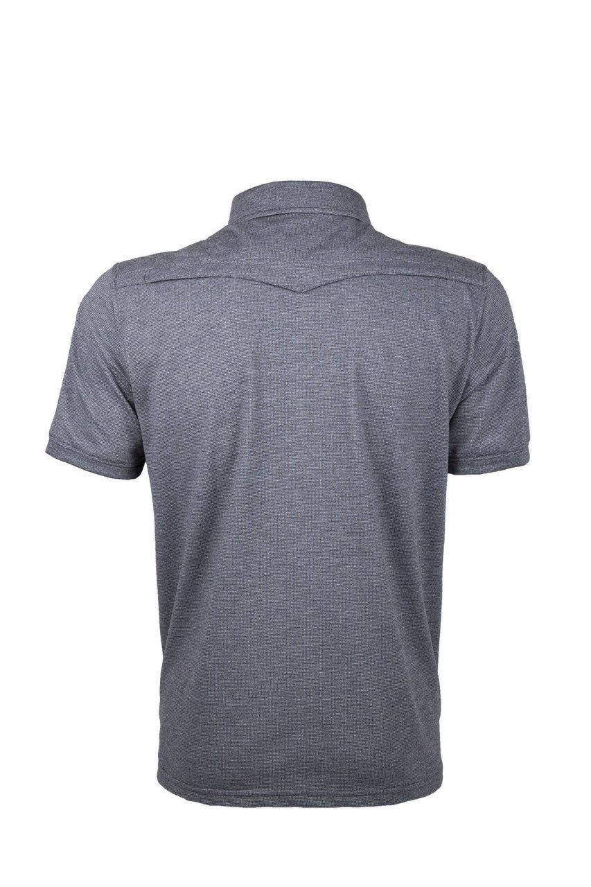 VAV Tlac-01 Polo Yaka Tişört - Koyu Füme