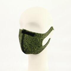 BLACKSPADE Unisex Koruyucu Maske Neon Melanj L