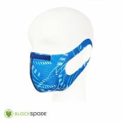 BLACKSPADE Unisex Koruyucu Maske Işık Desen S
