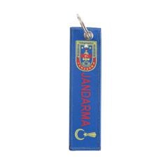 Jandarm Yazılı Bez Anahtarlık