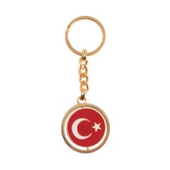 Jandarma Şualı Türk Bayraklı Anahtarlık