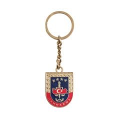 Jandarma Bröveli Zincirli Metal Anahtarlık