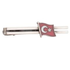 TÜRK BAYRAKLI KRAVAT İĞNESİ - ALTIN