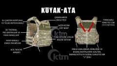KUYAK-ATA® Hücum Yeleği, Standart, KK KAMUFLAJ