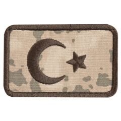 J. Kamuflaj Türk Bayrağı Arma - Cırtlı