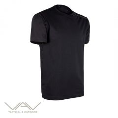 VAV Baseti-03 Yuvarlak Yaka Tişört - Siyah